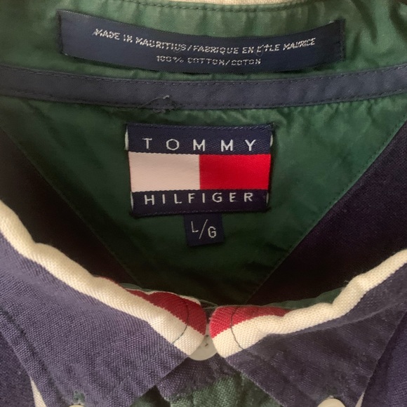Vintage Tommy Hilfiger 90s button down Large - Picture 4 of 9